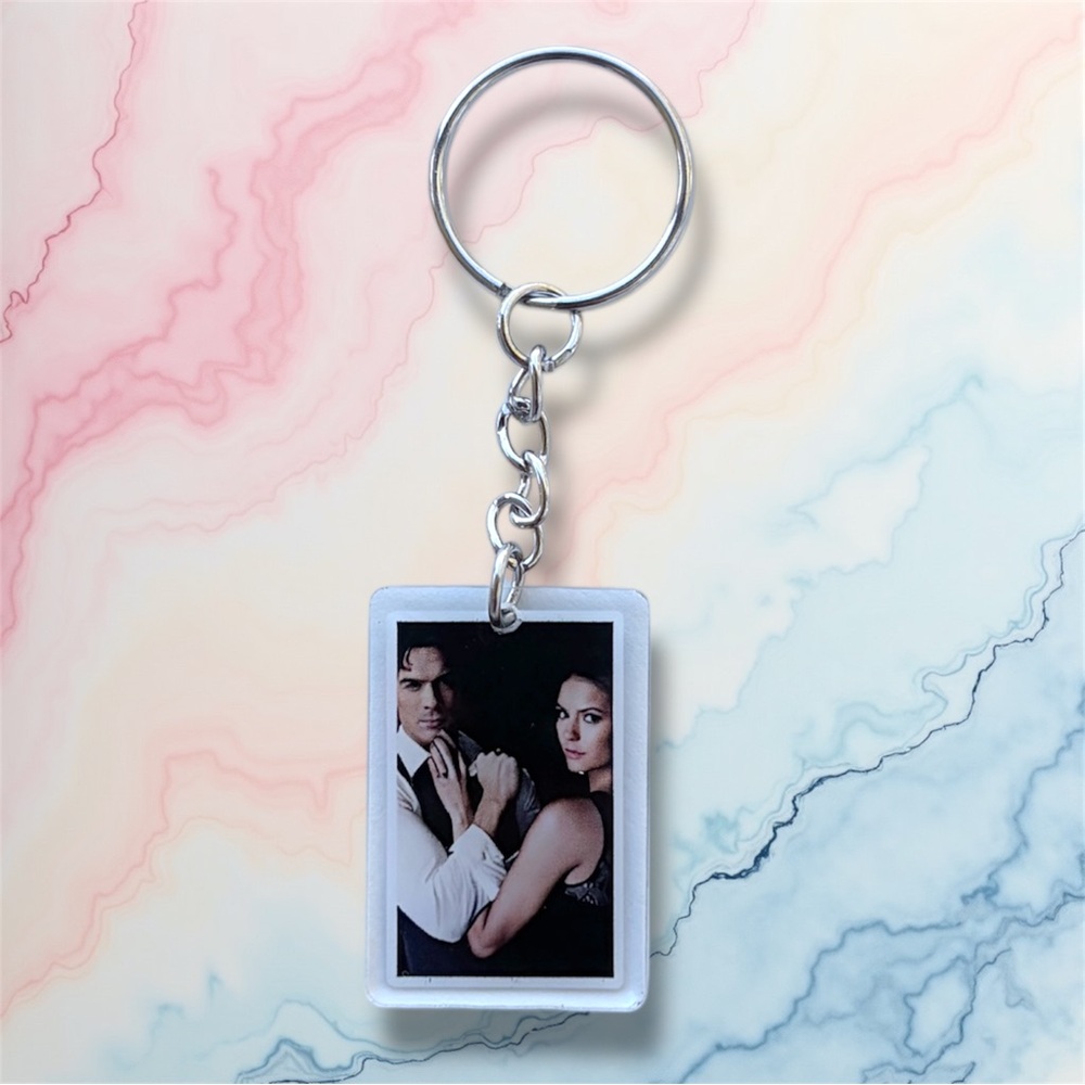 Vampire diaries acrylic keychain